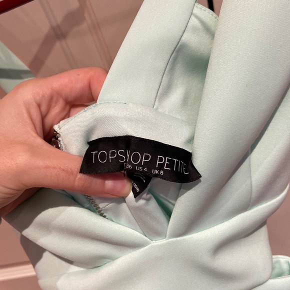 Mini dress topshop deep v neckline - Picture 3 of 4